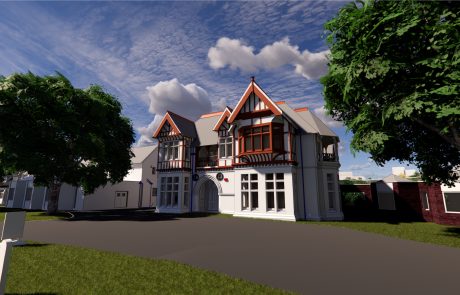 Leicester University Rendering 3D detached house