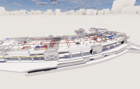 Rendering International Terminal, Waterloo, Utilities platforms