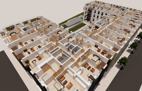 Model of King's Cross Quarter