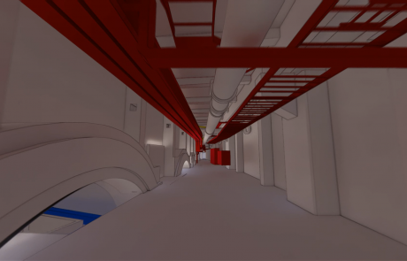 Rendering International Terminal, Waterloo, Utilities inside