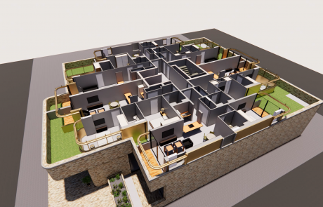 Rendering of a house
